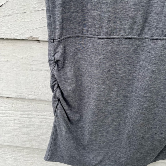 PATAGONIA Glorya Worn Wear Women's Slouchy Heather Gray Tee Shirt Dress Small - Picture 4 of 8